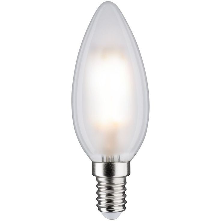 LED-kynttilälamppu Paulmann Candle, E14, 470lm, 5W, 4000K, filamentti, himmennettävä, matta