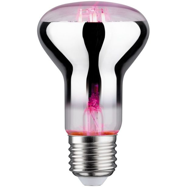 LED-kasvilamppu Paulmann Grow Green Edition Reflector, E27, R63, 200lm, 6.5W, 1300K, hopea