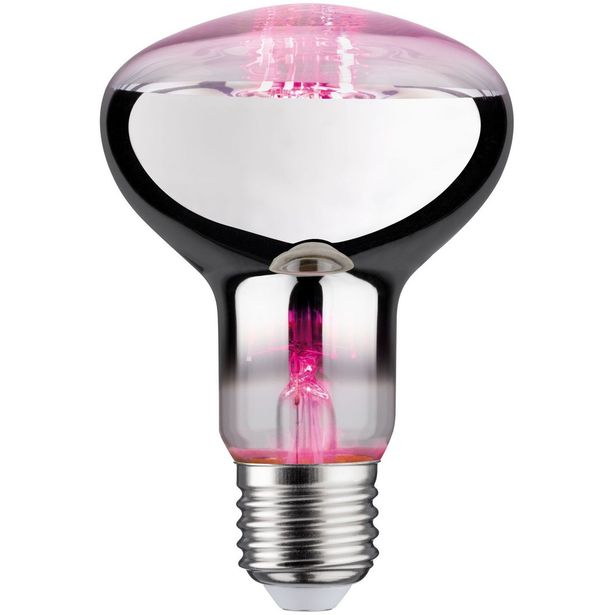 LED-kasvilamppu Paulmann Grow Green Edition Reflector, E27, R80, 200lm, 6.5W, 1300K, hopea