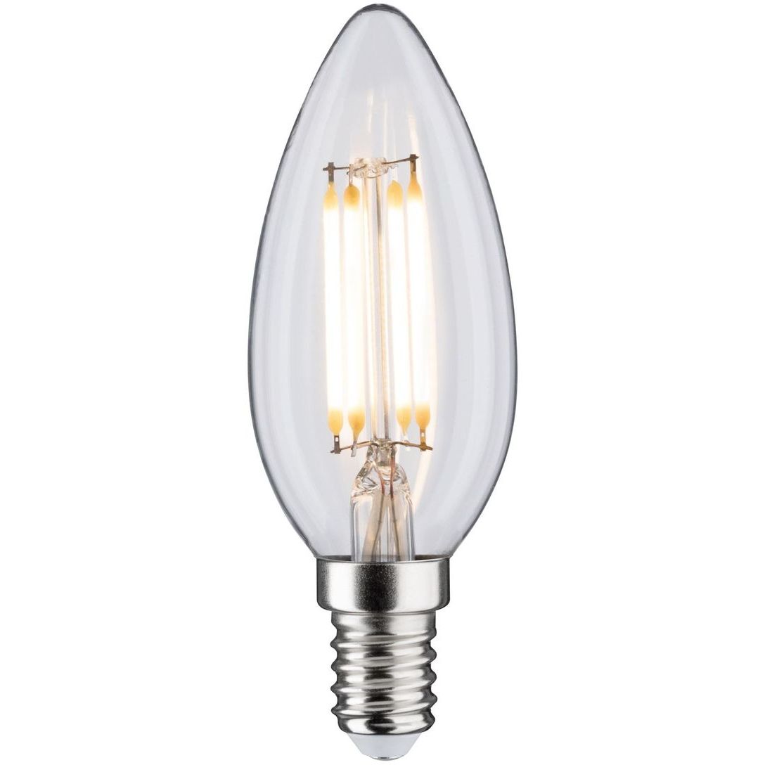 LED-kynttilälamppu Paulmann Candle, E14, 432lm, 5W, 2700K, filamentti, himmennettävä, kirkas