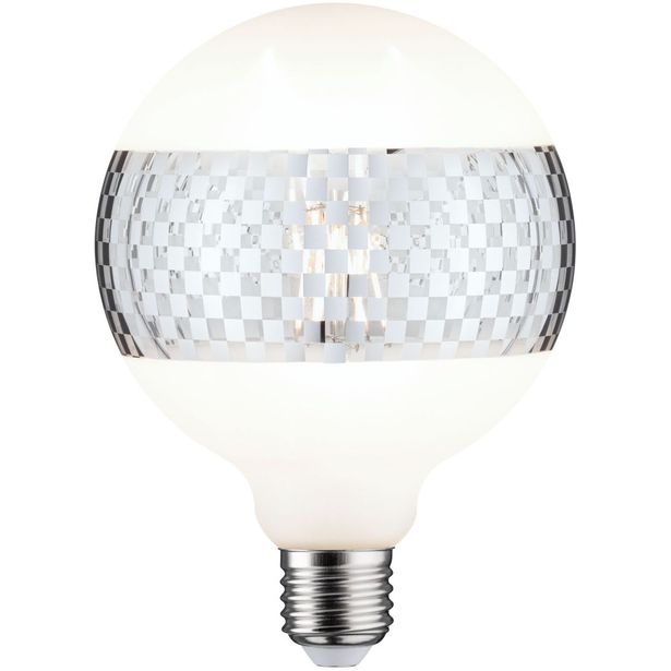 LED-rengaspeililamppu Paulmann Modern Classic Edition Globe, E27, 420lm, 4.5W, 2600K, himmennettävä, hopea