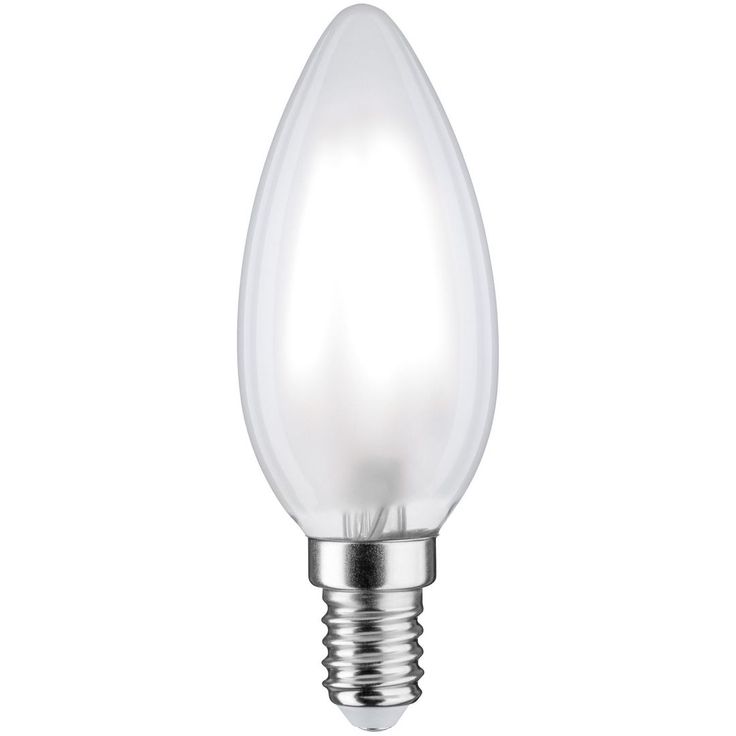 LED-kynttilälamppu Paulmann Candle, E14, 470lm, 5W, 6500K, filamentti, himmennettävä, matta