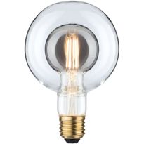 LED-lamppu Paulmann Inner Shape Edition Globe, G95, E27, 270lm, 4W, 2700K, himmennettävä, savulasi
