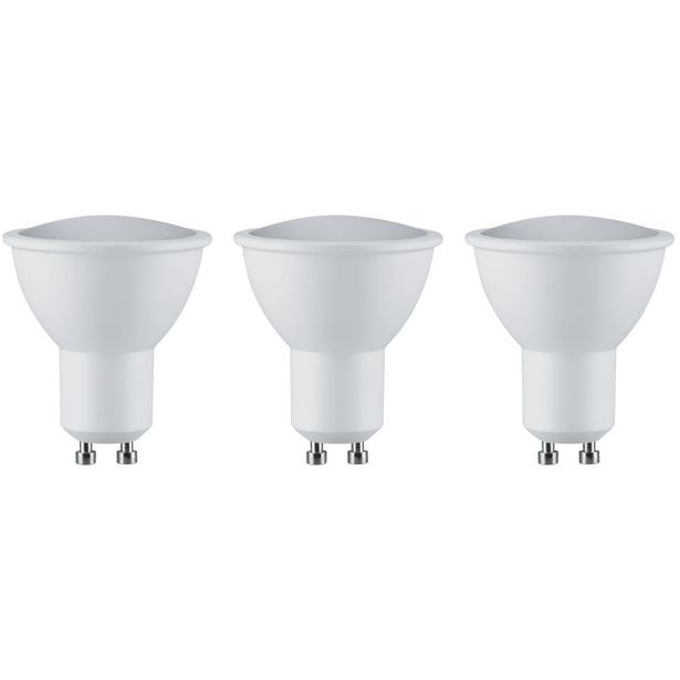 LED-kohdelamppu Paulmann Choose Reflector, GU10, 460lm, 5.5W, 2700K, himmennettävä, valkoinen, 3kpl