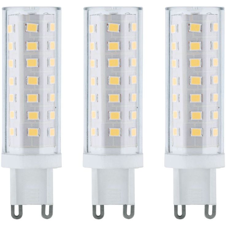 LED-pistokantalamppu Paulmann Pin Base, G9, 470lm, 5W, 4000K, kirkas, 3kpl