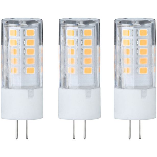 LED-pistokantalamppu Paulmann Pin Base, G4, 300lm, 3W, 2700K, kirkas, 3kpl
