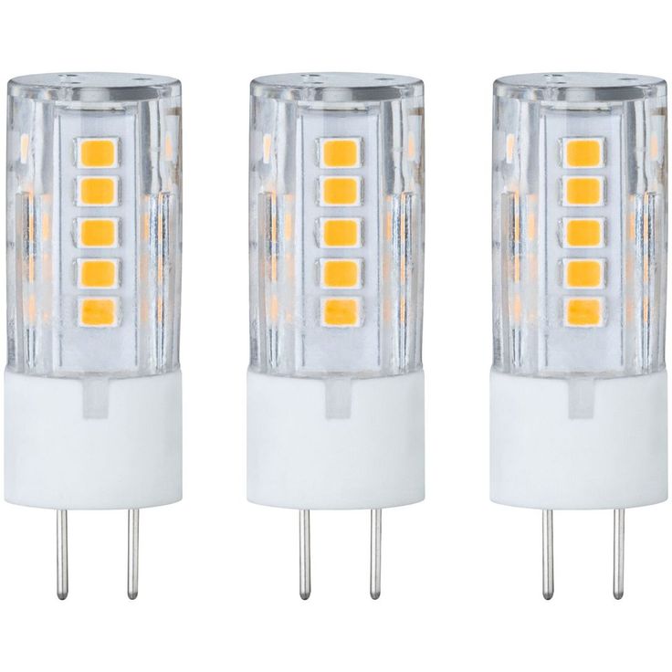 LED-pistokantalamppu Paulmann Pin Base, 12V, GY6.35, 300lm, 3.5W, 2700K, kirkas, 3kpl