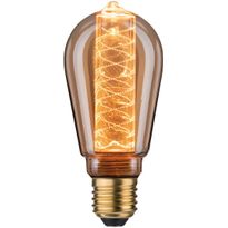 LED-lamppu Paulmann Inner Glow Edition Corn Corn Spiral, E27, 120lm, 3.6W, 1800K, himmennettävä, kulta