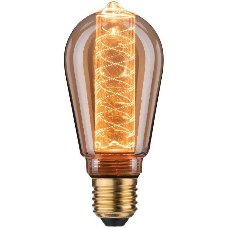 LED-lamppu Paulmann Inner Glow Edition Corn Corn Spiral, E27, 120lm, 3.6W, 1800K, himmennettävä, kulta