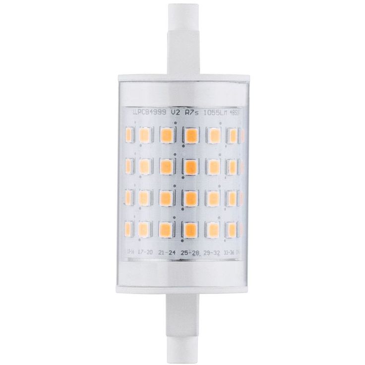 LED-putki Paulmann Tube, R7s, 78mm, 1055lm, 9W, 2700K, kirkas