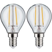 LED-filamenttilamppu Paulmann Drop, E14, 250lm, 2.7W, 2700K, kirkas, 2kpl