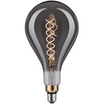 LED-filamenttilamppu Paulmann 1879 Edition BigDrop, E27, 200lm, 7W, 1800K, himmennettävä, savulasi