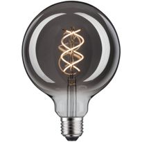 LED-filamenttilamppu Paulmann 1879 Edition Globe, G125, E27, 130lm, 4W, 1800K, himmennettävä, savulasi