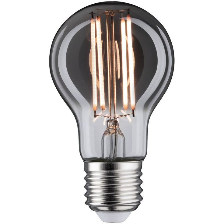 LED-filamenttilamppu Paulmann 1879 Edition Pear, E27, 350lm, 7.5W, 1800K, himmennettävä, savulasi