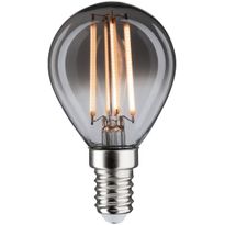 LED-filamenttilamppu Paulmann 1879 Edition Drop, E14, 160lm, 4W, 1800K, himmennettävä, savulasi