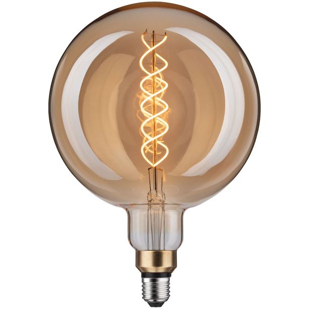 LED-filamenttilamppu Paulmann 1879 Edition BigGlobe, E27, 400lm, 7W, 1800K, himmennettävä, kulta
