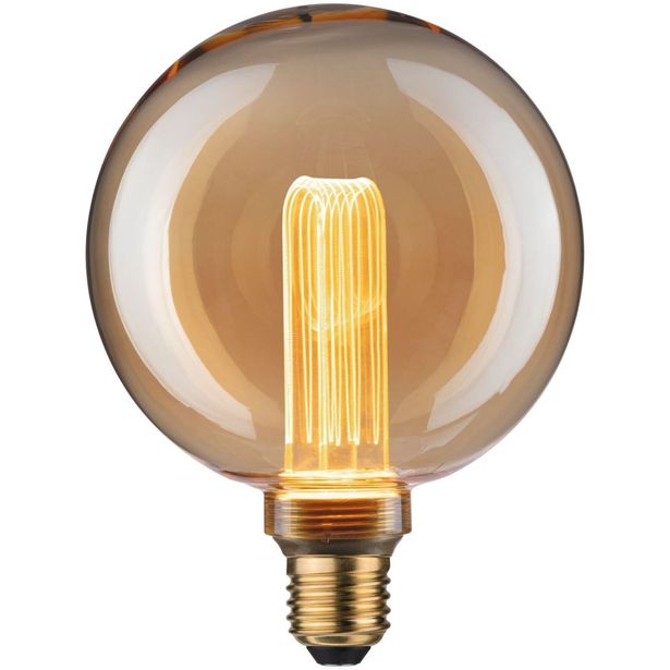 LED-lamppu Paulmann Inner Glow Edition Globe Arc, E27, 160lm, 3.5W, 1800K, kulta