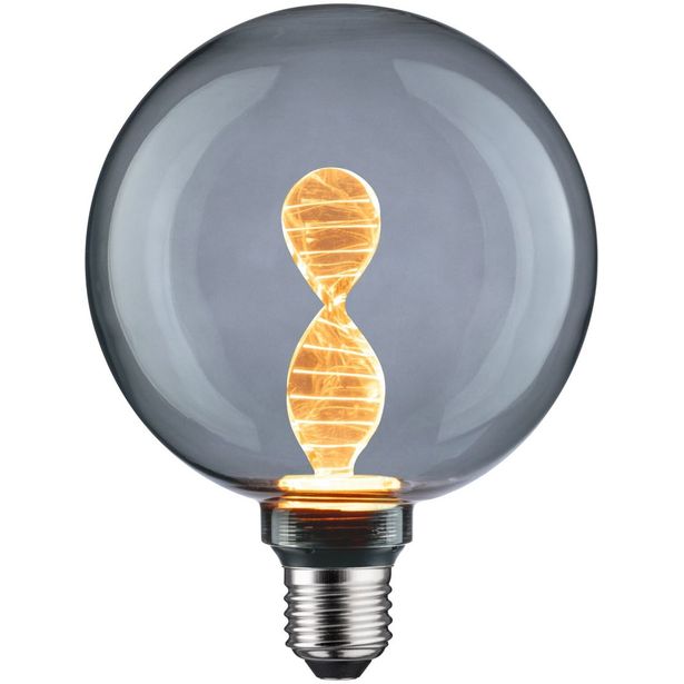 LED-lamppu Paulmann Inner Glow Edition Globe Helix, E27, 90lm, 3.5W, 1800K, savulasi
