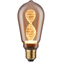 LED-lamppu Paulmann Inner Glow Edition Corn Helix, E27, 180lm, 3.5W, 1800K, kulta
