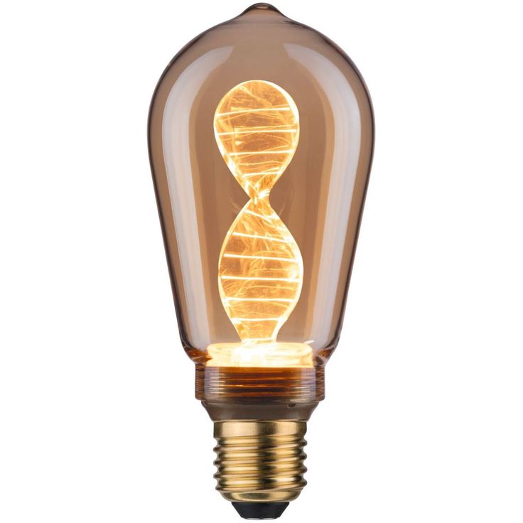 LED-lamppu Paulmann Inner Glow Edition Corn Helix, E27, 180lm, 3.5W, 1800K, kulta