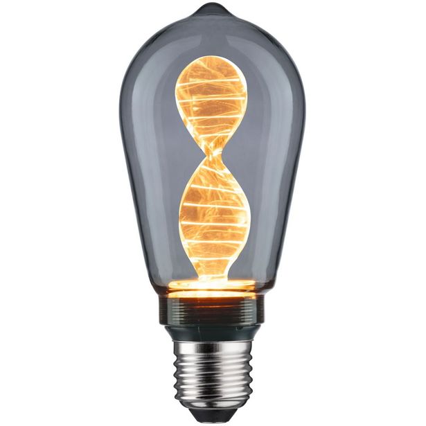 LED-lamppu Paulmann Inner Glow Edition Corn Helix, E27, 90lm, 3.5W, 1800K, savulasi