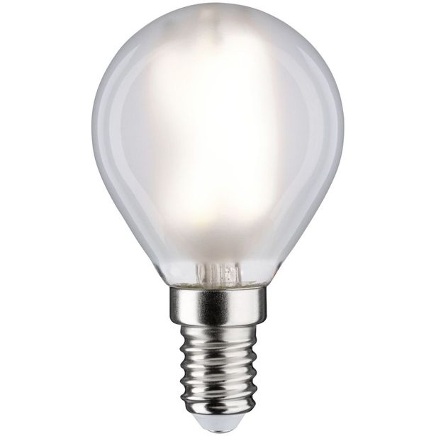 LED-filamenttilamppu Paulmann Drop, E14, 470lm, 4.8W, 4000K, matta