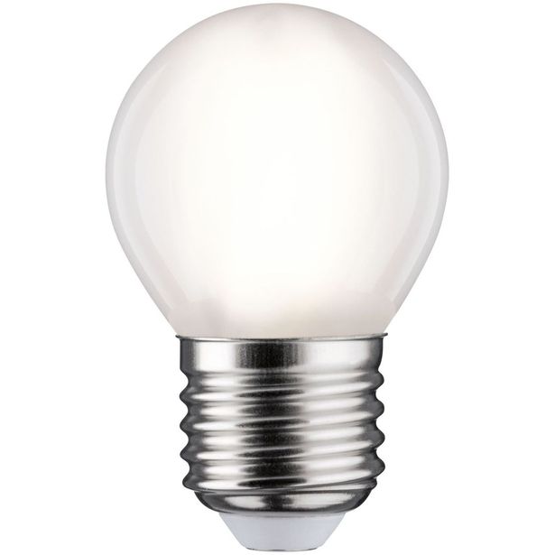 LED-filamenttilamppu Paulmann Drop, E27, 470lm, 4.8W, 4000K, matta