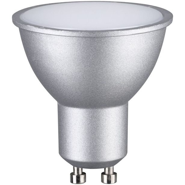 LED-kohdelamppu Paulmann Reflector, Urail-järjestelmään, GU10, 460lm, 5.7W, 2700K, mattakromi