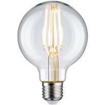 LED-filamenttilamppu Paulmann Globe, G80, E27, 806lm, 7.5W, 2700K, kirkas