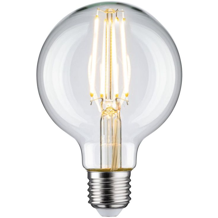 LED-filamenttilamppu Paulmann Globe, G80, E27, 806lm, 7.5W, 2700K, kirkas