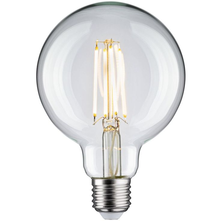 LED-filamenttilamppu Paulmann Globe, G95, E27, 806lm, 7.5W, 2700K, kirkas