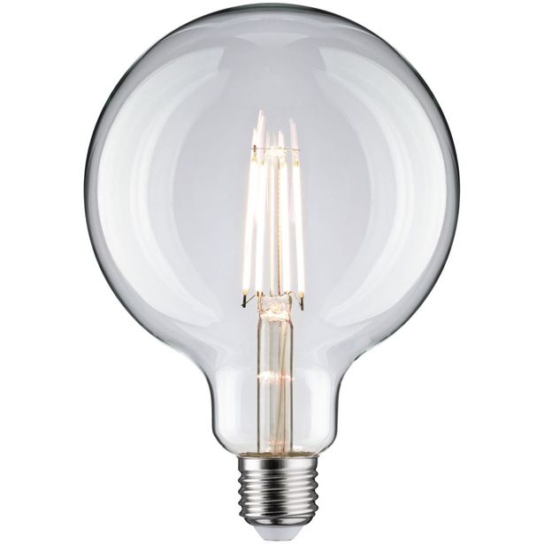 LED-filamenttilamppu Paulmann Globe, G125, E27, 1055lm, 9W, 4000K, kirkas