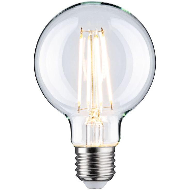 LED-filamenttilamppu Paulmann Globe, G80, E27, 806lm, 7.5W, 2700K, himmennettävä, kirkas
