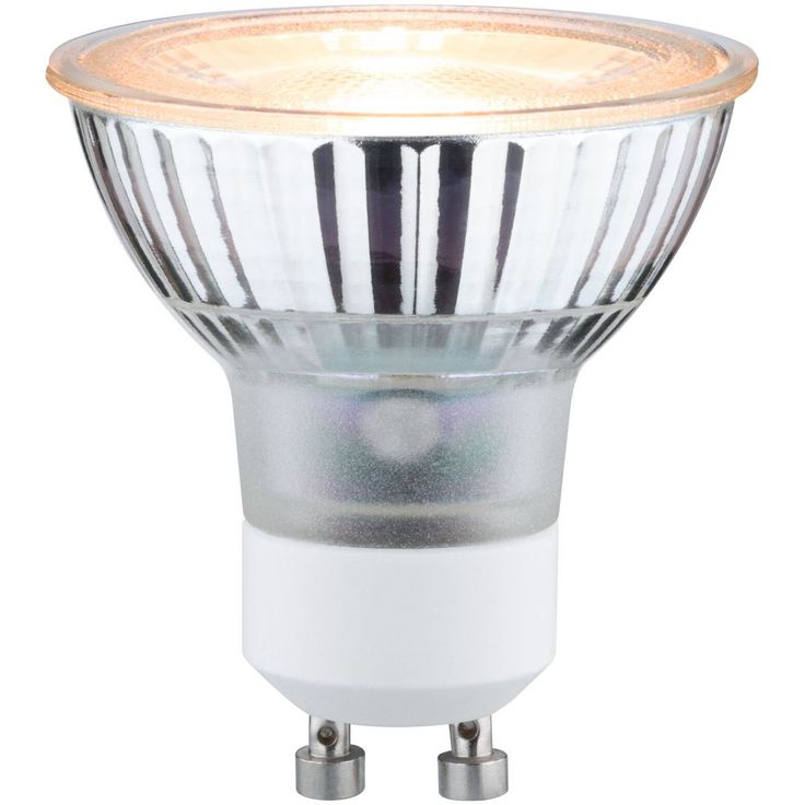 LED-kohdelamppu Paulmann Reflector, GU10, 320lm, 4.3W, 2200K, hyönteisystävällinen, hopea