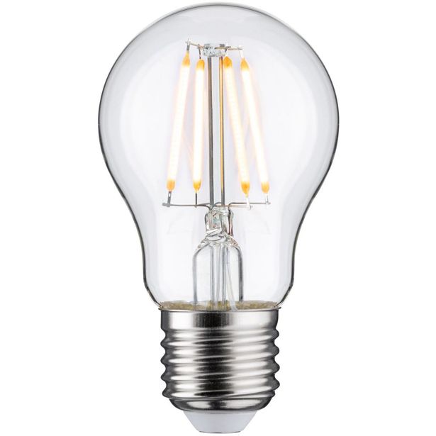 LED-filamenttilamppu Paulmann Pear, E27, 420lm, 4.3W, 2200K, hyönteisystävällinen, kirkas