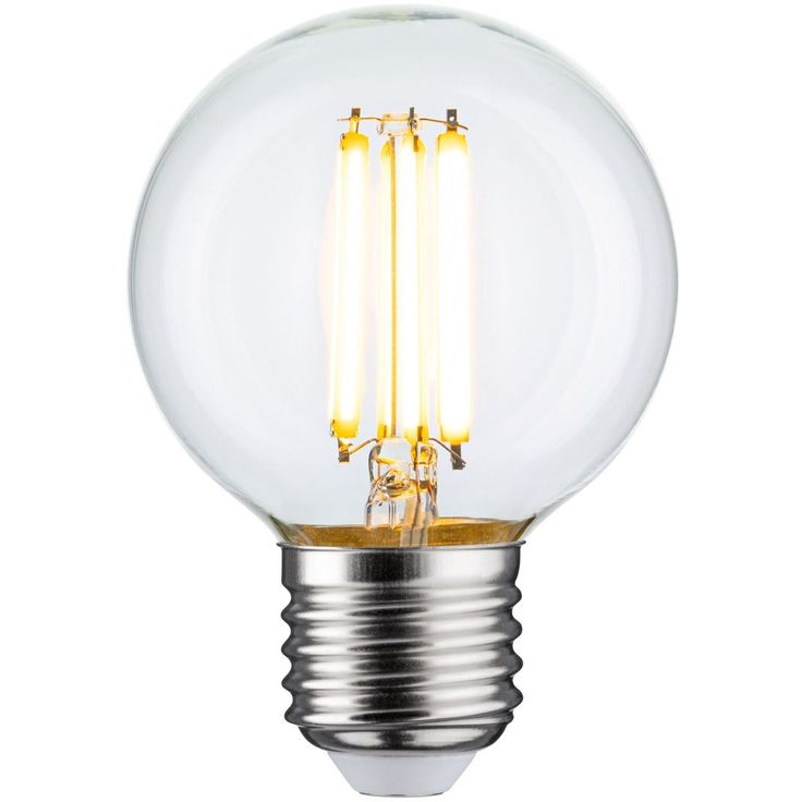 LED-filamenttilamppu Paulmann Globe, G60, E27, 806lm, 7W, 2700K, kirkas