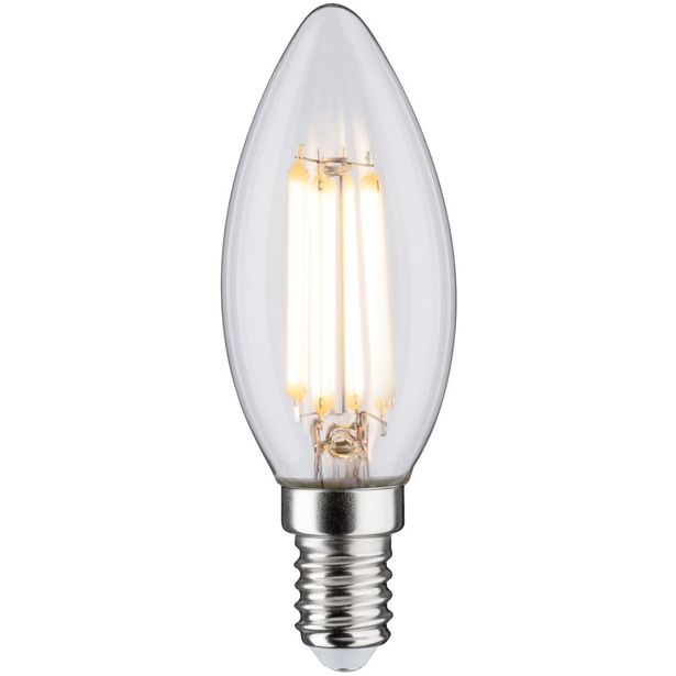 LED-kynttilälamppu Paulmann Candle, E14, 806lm, 5.9W, 2700K, filamentti, himmennettävä, kirkas