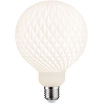LED-filamenttilamppu Paulmann Lampion Globe, G125, E27, 400lm, 4.3W, 3000K, himmennettävä, valkoinen kenno