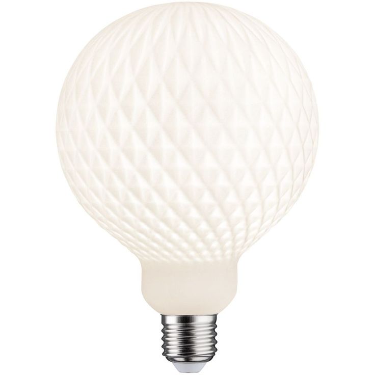 LED-filamenttilamppu Paulmann Lampion Globe, G125, E27, 400lm, 4.3W, 3000K, himmennettävä, valkoinen kenno