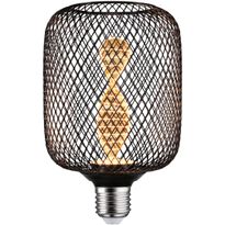 LED-lamppu Paulmann Metallic Glow Illuminant Zyl, E27, Helix ,110lm, 3.5W, 1800K, musta