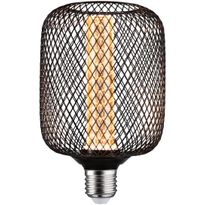 LED-lamppu Paulmann Metallic Glow Illuminant Zyl, E27, Spiral, 200lm, 4.2W, 1800K, musta