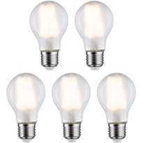 LED-filamenttilamppu Paulmann Pear, E27, 806lm, 7W, 2700K, matta, 5kpl
