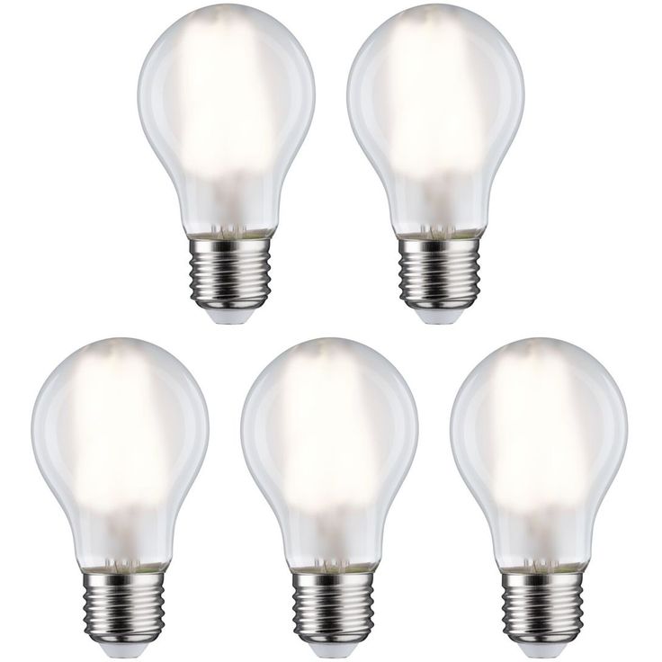 LED-filamenttilamppu Paulmann Pear, E27, 806lm, 7W, 4000K, matta, 5kpl