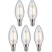 LED-kynttilälamppu Paulmann Candle, E14, 470lm, 4.8W, 2700K, kirkas, 5kpl