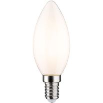 LED-kynttilälamppu Paulmann Classic Candle, E14, 470lm, 4.5W, 2700K, himmennettävä, opaali