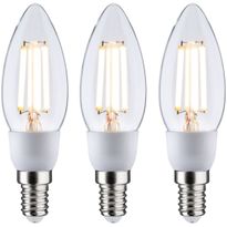 LED-filamenttilamppu Paulmann Eco-Line Candle, E14, 525lm, 2.5W, 3000K, kirkas, 3kpl