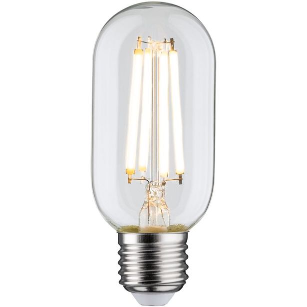 LED-putki Paulmann Tube, E27, 1055lm, 9W, 2700K, filamentti, himmennettävä, kirkas