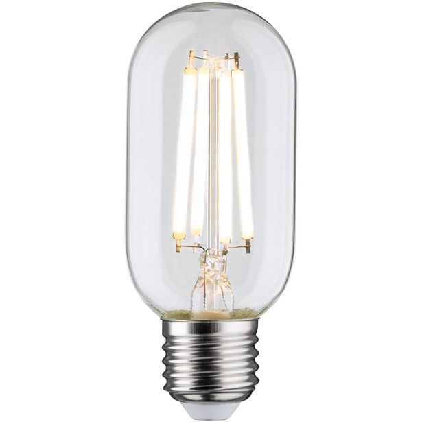 LED-putki Paulmann Tube, E27, 1055lm, 9W, 4000K, filamentti, himmennettävä, kirkas