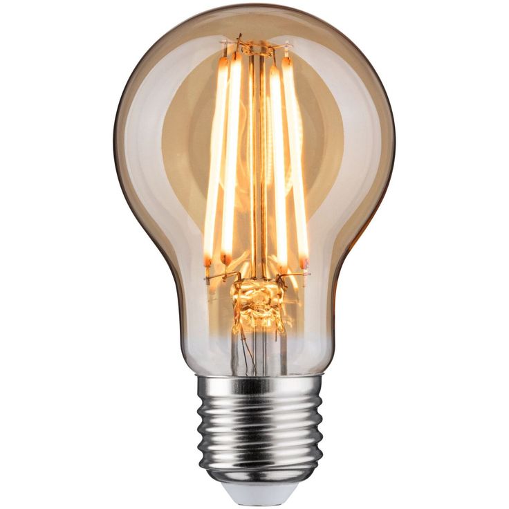 LED-lamppu Paulmann 1879 Filament Pear E27 470lm 6W 1800K 3-Step-Dim himmennettävä kulta