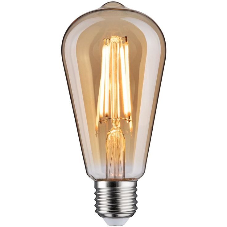 LED-lamppu Paulmann 1879 Filament Rustika E27 470lm 6W 1800K 3-Step-Dim himmennettävä kulta
